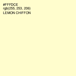 #FFFDCE - Lemon Chiffon Color Image